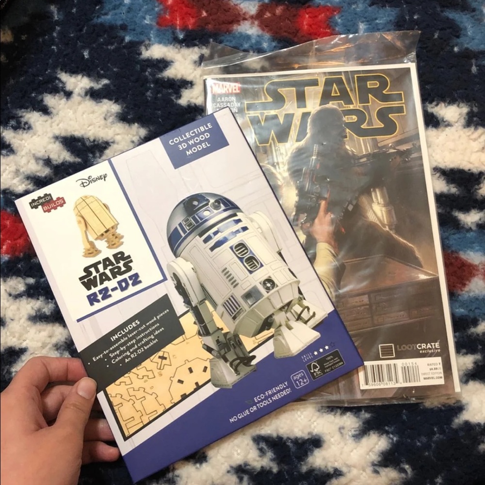 Star warswood model & magazine